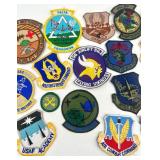 Collection of 19 Vintage Military and Air Force Patches