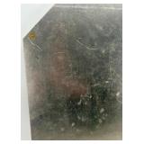 Vintage Metal Stop Sign with Reflective Surface