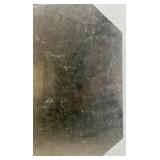 Vintage Metal Stop Sign with Reflective Surface