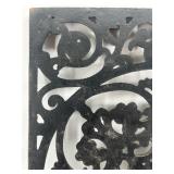 Ornate Cast Iron Decorative Grate or Wall Plaque