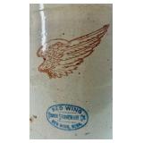 Red Wing 4 Gallon Stoneware Butter Churn with Lid