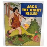 Vintage Jack the Giant Killer Book with Wind-Up Monkey and Plush Bear Toys