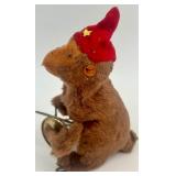 Vintage Jack the Giant Killer Book with Wind-Up Monkey and Plush Bear Toys