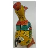 Vintage Wind-Up Tin Duck and Frog Toy Set with Original Box