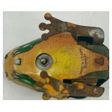 Vintage Wind-Up Tin Duck and Frog Toy Set with Original Box
