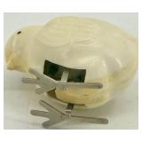 Vintage Wind-Up Tin Duck and Frog Toy Set with Original Box