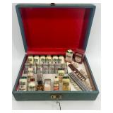 Vintage Caulk Dental Restoration Kit with Kadon and Syntrex Bottles in Case