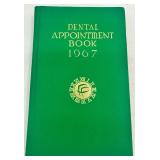 Vintage Dental Office Collection with Kohlhaas Card System, 1967 Appointment Book, and Jaw Model