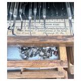 Vintage Dental Tool Chest with Assorted Instruments and Accessories