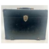 Vintage Dental Tool Chest with Assorted Instruments and Accessories