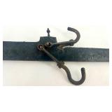 Antique Balance Beam Scale with Hanging Weight
