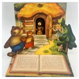 Vintage Pop-Up Books Goldilocks and The Three Bears & The Three Little Pigs
