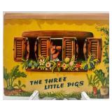 Vintage Pop-Up Books Goldilocks and The Three Bears & The Three Little Pigs