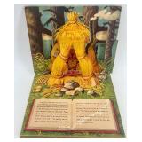 Vintage Pop-Up Books Goldilocks and The Three Bears & The Three Little Pigs