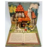 Vintage Pop-Up Books Goldilocks and The Three Bears & The Three Little Pigs