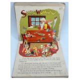 Vintage Christmas Time In Action Pop-Up Book