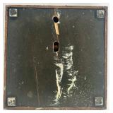 Standard Electric Time Co. Wall Clock with Wooden Case