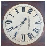 Standard Electric Time Co. Wall Clock with Wooden Case