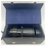 Astro-Kiev 4/300mm Telephoto Camera Lens with Filters, Case, and Manuals