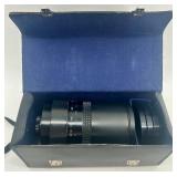 Astro-Kiev 4/300mm Telephoto Camera Lens with Filters, Case, and Manuals