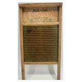 Set of 3 Antique Washboards with Wooden Frames