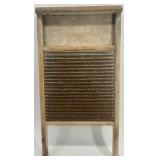 Set of 3 Antique Washboards with Wooden Frames