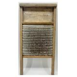 Collection of 4 Vintage Wooden and Metal Washboards - Various Brands