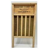 Collection of 4 Vintage Wooden and Metal Washboards - Various Brands