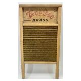 Collection of 4 Vintage Wooden and Metal Washboards - Various Brands