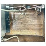 Antique Monarch Wall-Mount Wooden Telephone with Brass Bells