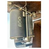 Antique Monarch Wall-Mount Wooden Telephone with Brass Bells