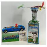 Schylling Aerodrome Airport Control Tower Wind-Up Toy and Lotus Racing Car Set