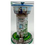 Schylling Aerodrome Airport Control Tower Wind-Up Toy and Lotus Racing Car Set