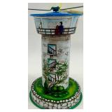 Schylling Aerodrome Airport Control Tower Wind-Up Toy and Lotus Racing Car Set