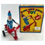 Set of 3 Vintage Tin Wind up Toys with original boxes