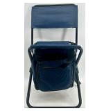 Set of 2 Folding Camping Chairs with Insulated Coolers and Picnic Accessories