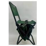 Set of 2 Folding Camping Chairs with Insulated Coolers and Picnic Accessories