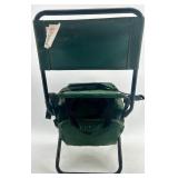 Set of 2 Folding Camping Chairs with Insulated Coolers and Picnic Accessories