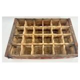 Set of 5 Vintage Pepsi Wooden Soda Crates with Bottle Dividers