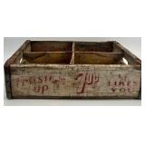 Set of 5 Vintage Pepsi Wooden Soda Crates with Bottle Dividers