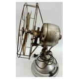 Peerless Electric Vintage Brass Blade Oscillating Fan