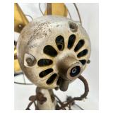 Peerless Electric Vintage Brass Blade Oscillating Fan