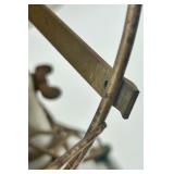 Peerless Electric Vintage Brass Blade Oscillating Fan