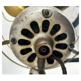 Peerless Electric Vintage Brass Blade Oscillating Fan