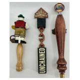 Set of 3 Summit Brewing Tap Handles Including Oktoberfest and Unchained