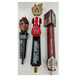 Set of 3 Beer Tap Handles Heretic Johnny Appleseed Odell Brewing
