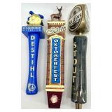 Collection of 3 Brewery Beer Tap Handles - Destihl, Schell