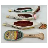 Set of 4 Leinenkugel Beer Tap Handles