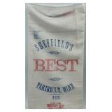 Set of 2 Vintage 49 lb Flour Sacks Sheffields Best and Starsota