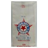 Set of 2 Vintage 49 lb Flour Sacks Sheffields Best and Starsota